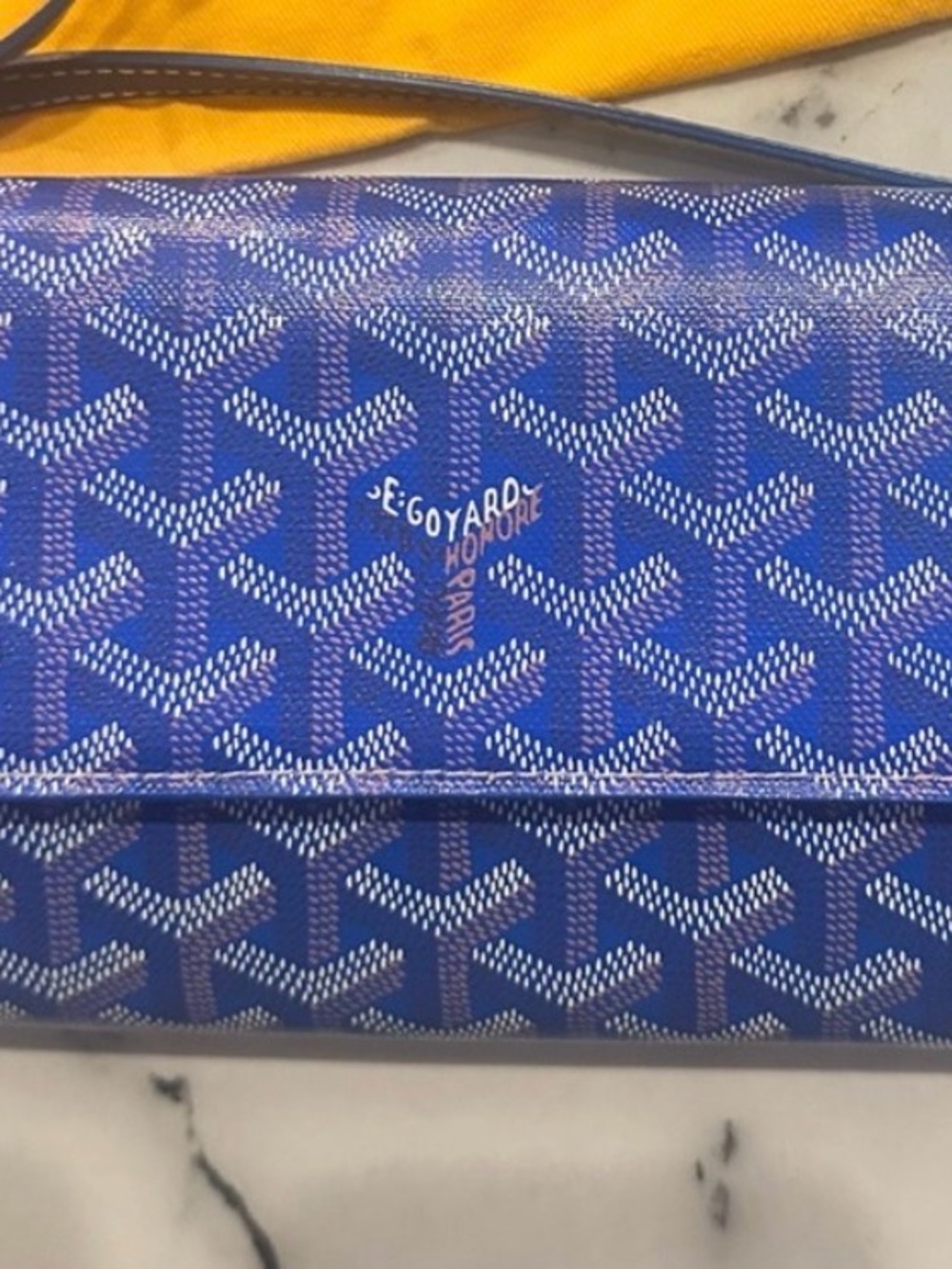 Blue Goyard Crossbody